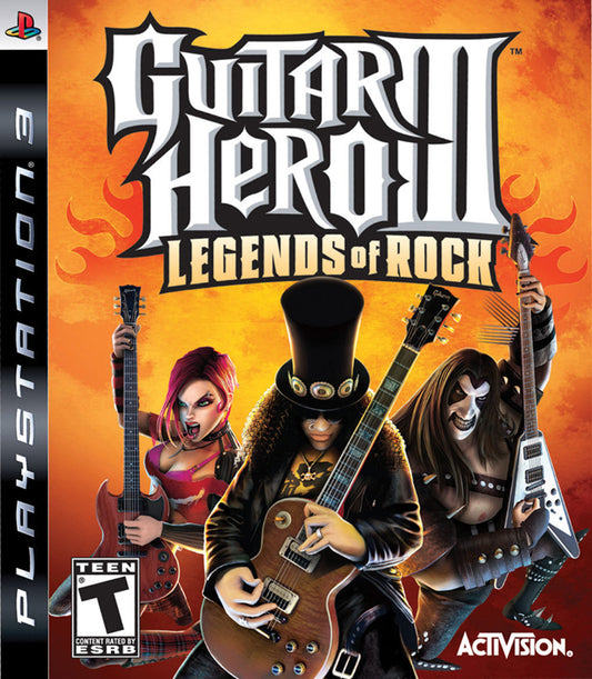 Guitar Hero III: Legends of Rock (PS3)