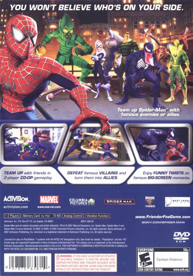 Spider-Man: Friend or Foe (PS2)