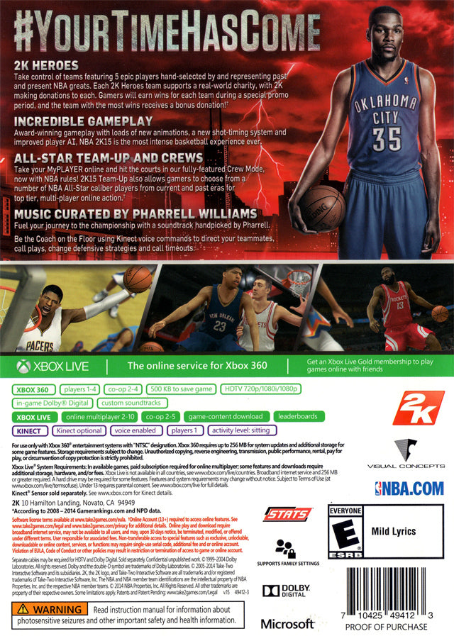 NBA 2K15 (X360)