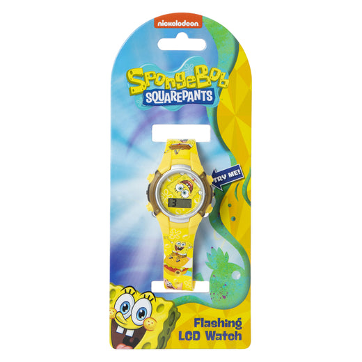 Reloj LCD de Sponge Bob™ Creeper (Niños)