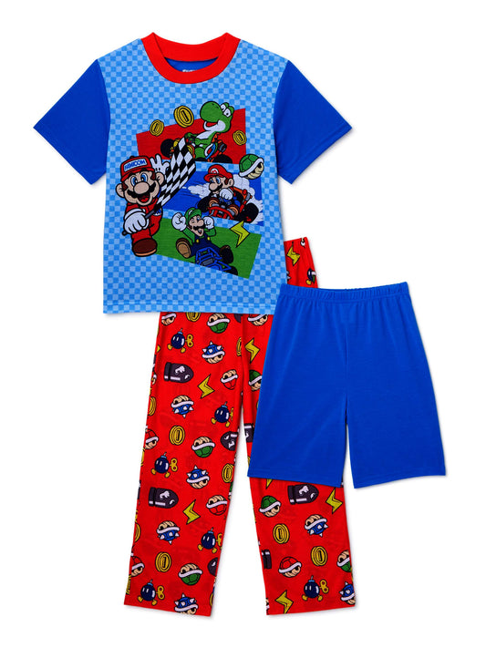 Super Mario: Pijama (Set de 3-Piezas)