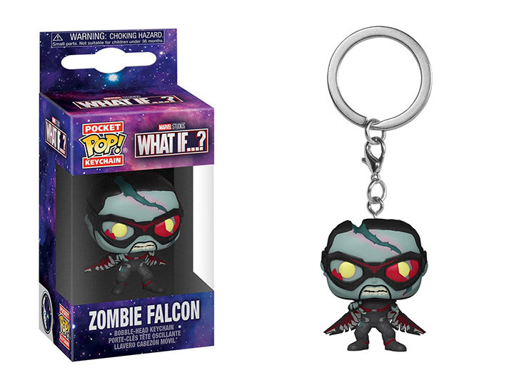 Llavero de Funko Pocket POP!: Marvel What If...? Zombie Falcon