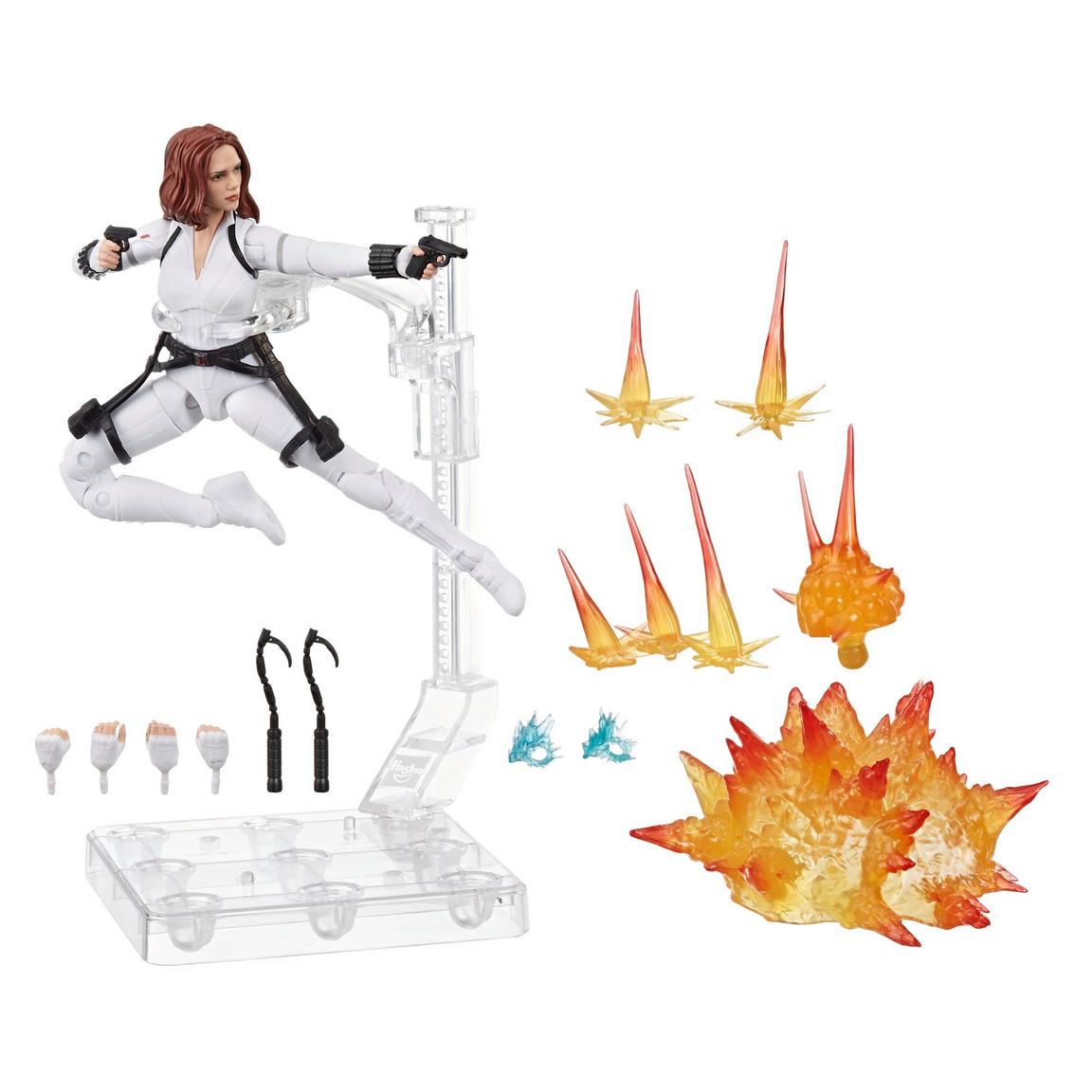 Figura de Accion Marvel Legends Series: Black Widow White Costume