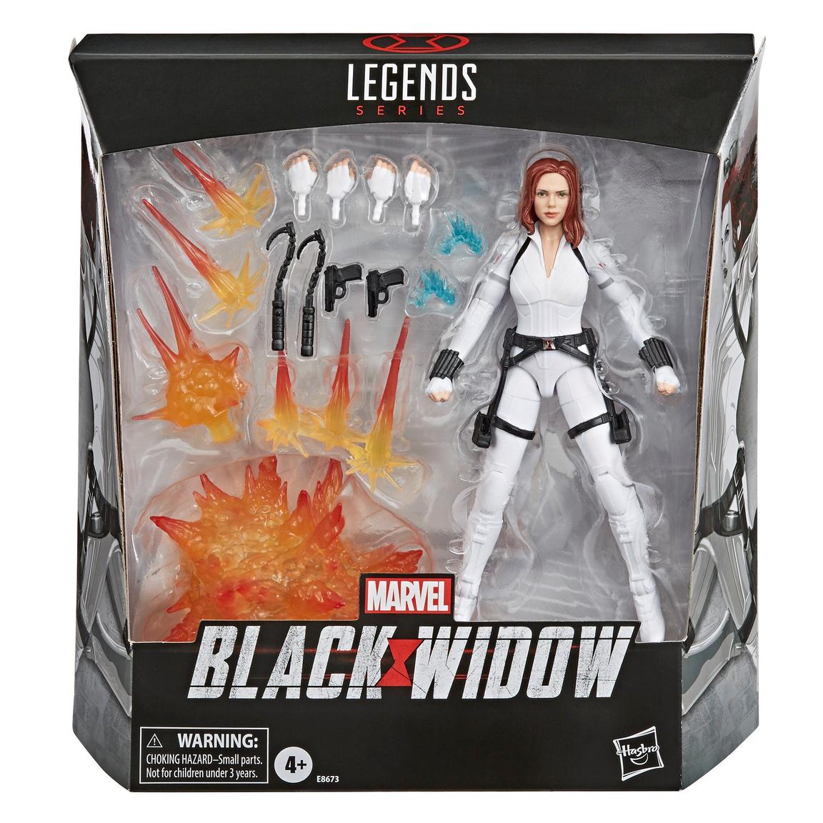 Figura de Accion Marvel Legends Series: Black Widow White Costume