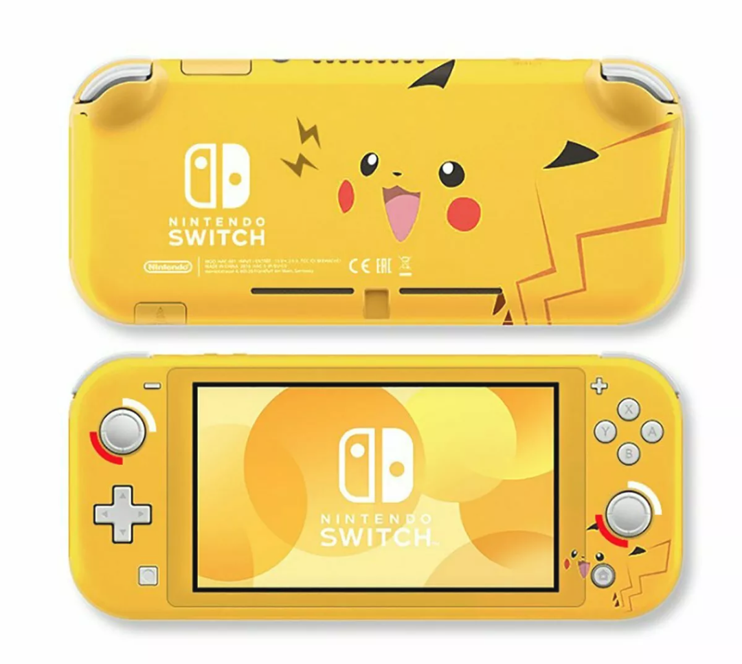 Sticker Protector de Pikachu para Nintendo Switch Lite