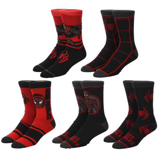 Medias de Spider-Man Miles Morales (5 Pack)