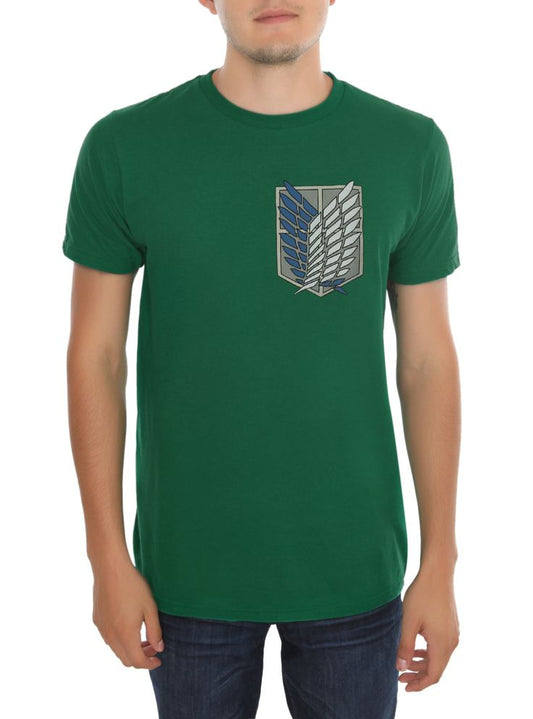 Camisa de Attack On Titan Scout Regiment