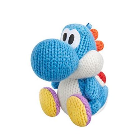 Yoshi's Woolly World Blue Yarn Yoshi Amiibo