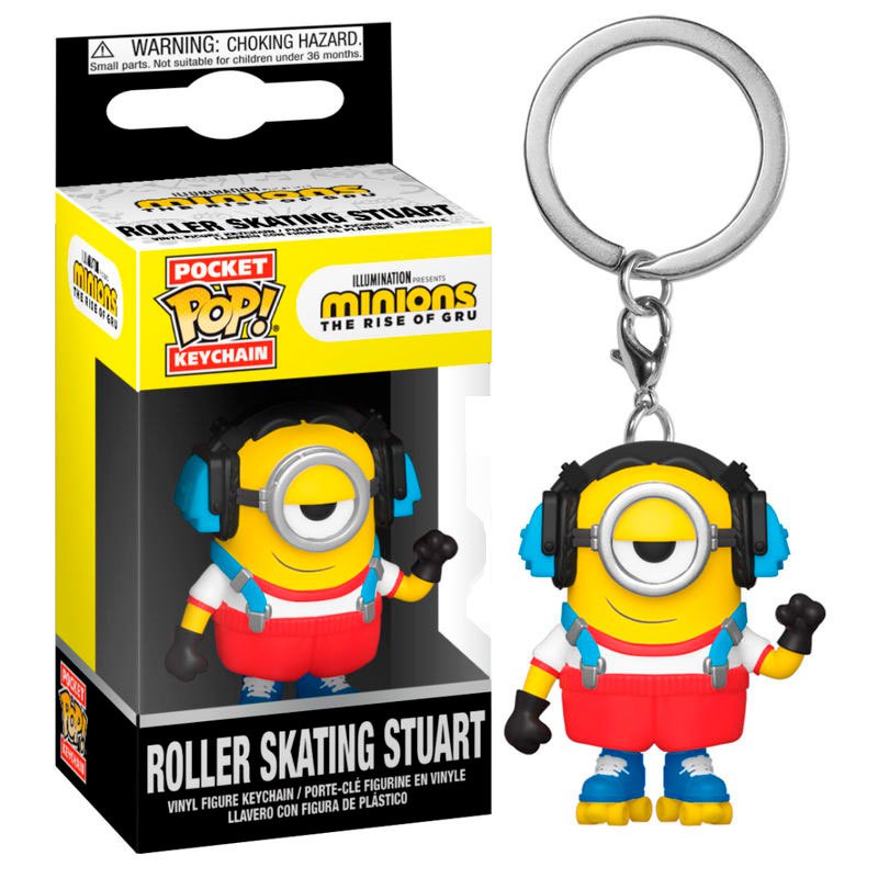 Llavero de Funko POP!: Minions 2 - Roller Skating Stuart